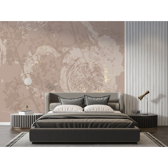 Papel pintado panorámico - Flores Diseño