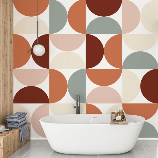 Papel pintado panorámico - Formas Geométricas