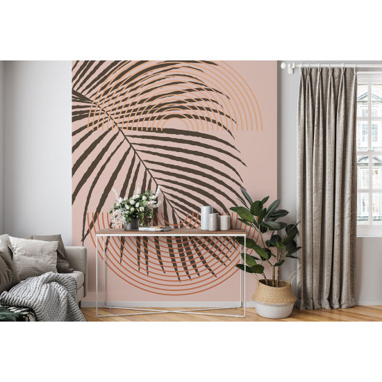 Papel pintado panorámico - Hoja de palmera Diseño