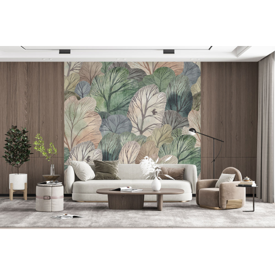 Papel pintado panorámico - Hojas Diseño