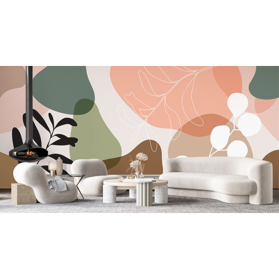 Papel pintado panorámico - Hojas Diseño