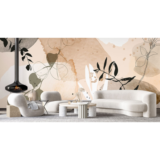 Papel pintado panorámico - Hojas Diseño