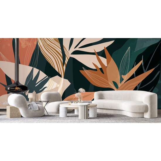 Papel pintado panorámico - Hojas Diseño