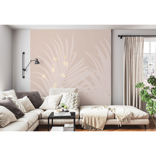 Papel pintado panorámico - Hojas tropicales