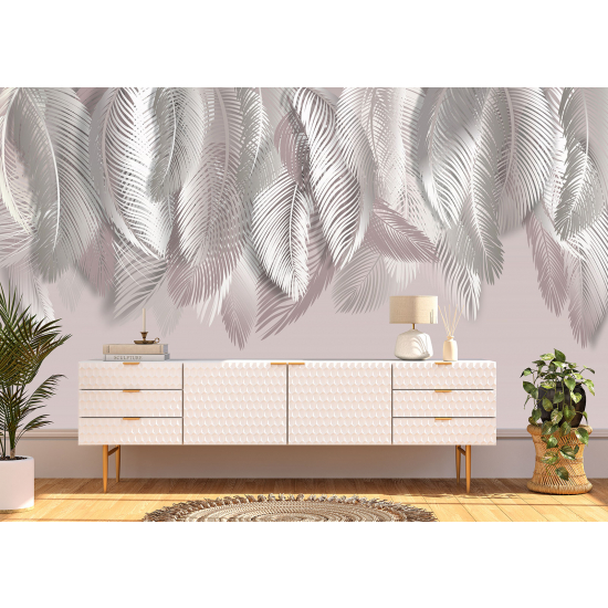 Papel pintado panorámico - Hojas tropicales