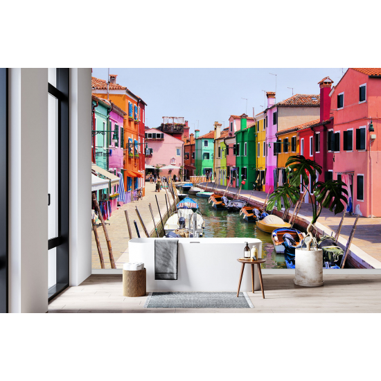 Papel pintado panorámico - Isla de Burano