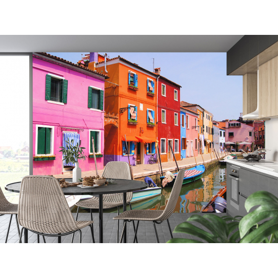 Papel pintado panorámico - Isla de Burano
