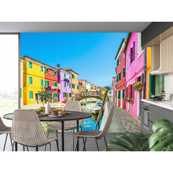 Papel pintado panorámico - Isla de Burano