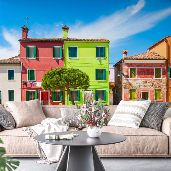 Papel pintado panorámico - Isla de Burano