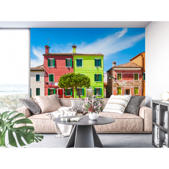 Papel pintado panorámico - Isla de Burano
