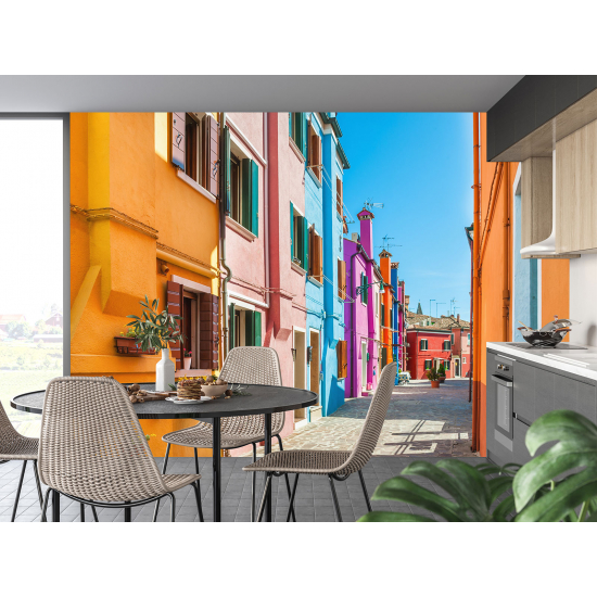 Papel pintado panorámico - Isla de Burano