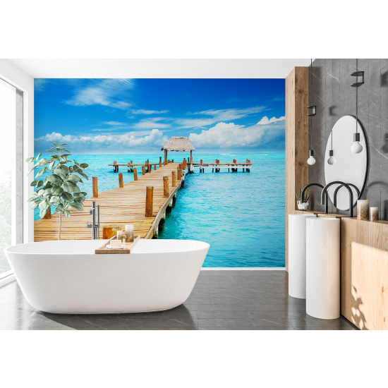Papel pintado panorámico - Maldivas
