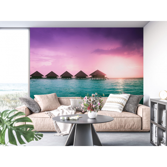 Papel pintado panorámico - Maldivas