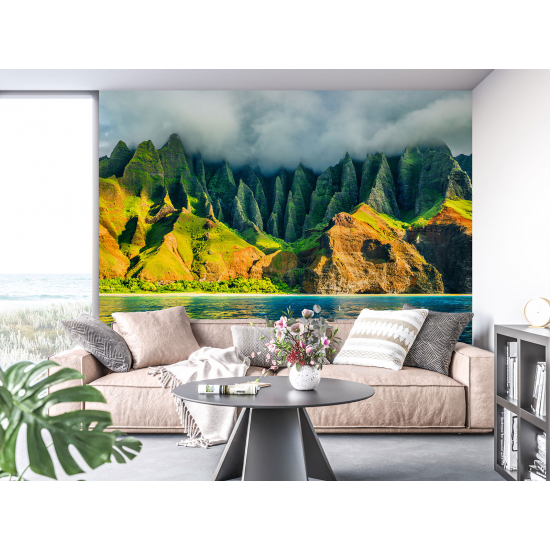 Papel pintado panorámico - Montañas