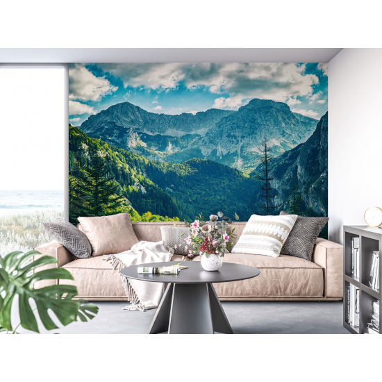 Papel pintado panorámico - Montañas