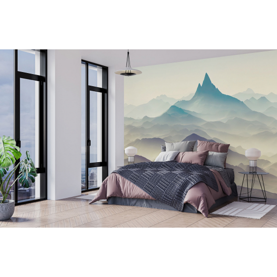 Papel pintado panorámico - Montañas
