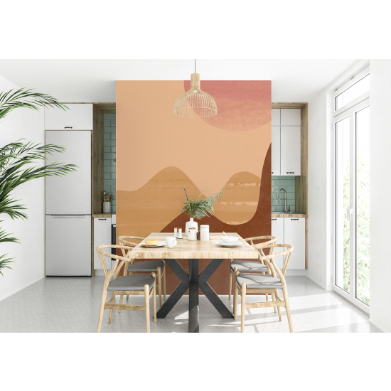 Papel pintado panorámico - Montañas Boho