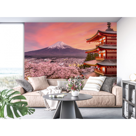 Papel pintado panorámico - Monte Fuji Japón