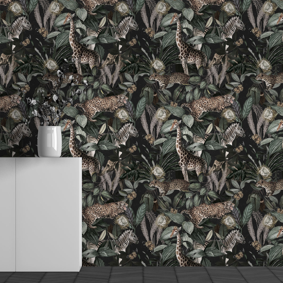 Papel pintado panorámico - Motivo Animales