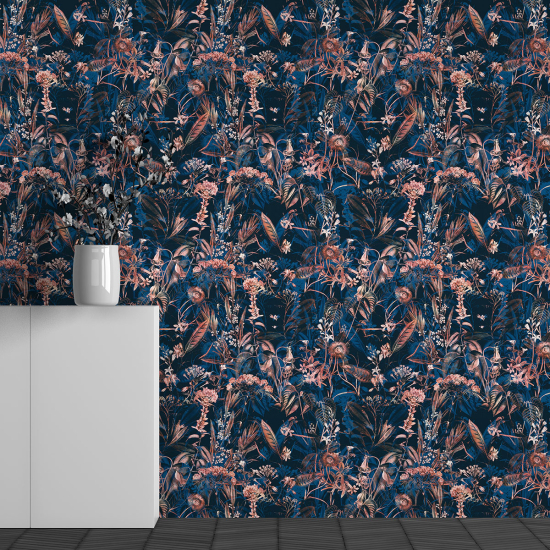 Papel pintado panorámico - Motivo Flores