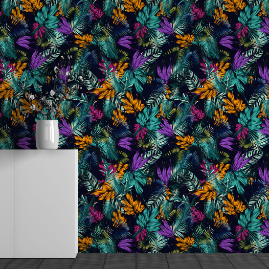Papel pintado panorámico - Motivo Flores