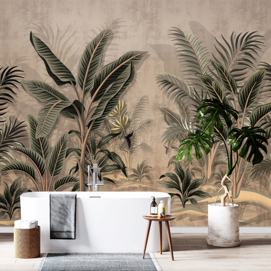 Papel pintado panorámico - Motivo Tropical