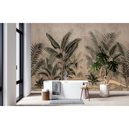 Papel pintado panorámico - Motivo Tropical