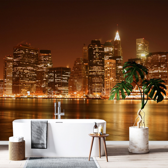 Papel pintado panorámico - Nueva York Manhattan