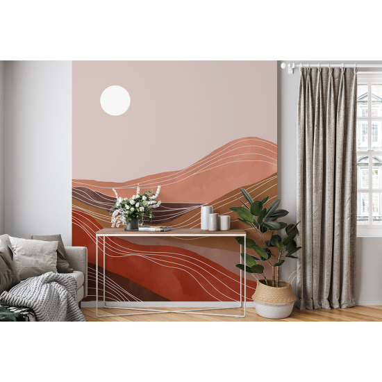 Papel pintado panorámico - Paisaje Boho