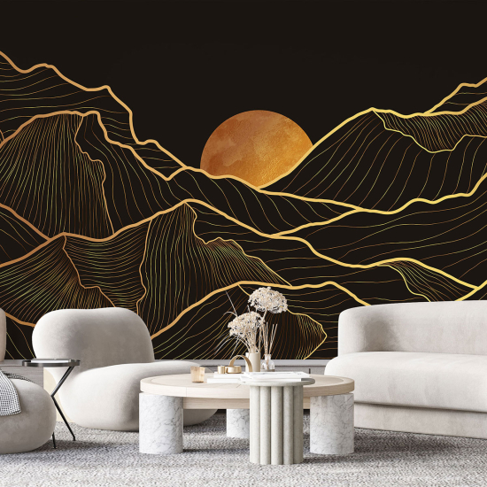 Papel pintado panorámico - Paisaje Boho