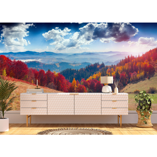 Papel pintado panorámico - Paisaje Otoñal