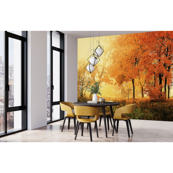 Papel pintado panorámico - Paisaje Otoñal