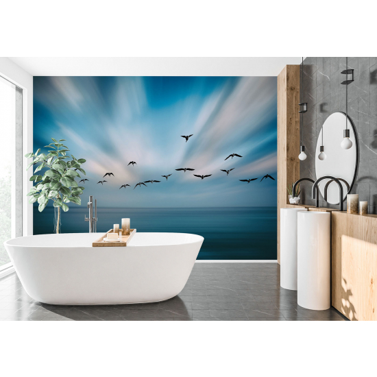 Papel pintado panorámico - Pájaros