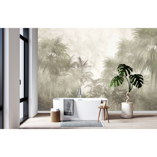 Papel pintado panorámico - Palmeras