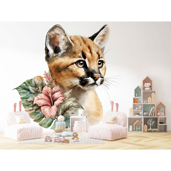 Papel pintado panorámico para niños - Infantil - Bebé Puma