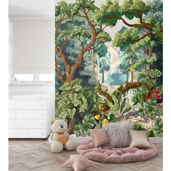 Papel pintado panorámico para niños - Infantil - Bosque