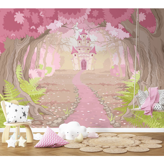Papel pintado panorámico para niños - Infantil - Castillo