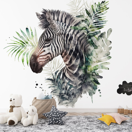 Papel pintado panorámico para niños - Infantil - Cebra