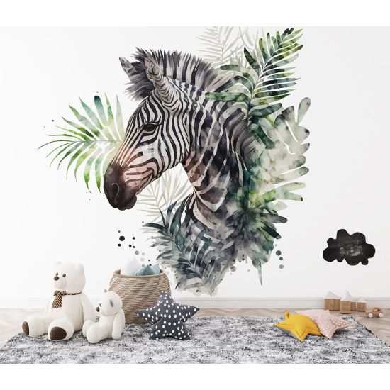 Papel pintado panorámico para niños - Infantil - Cebra