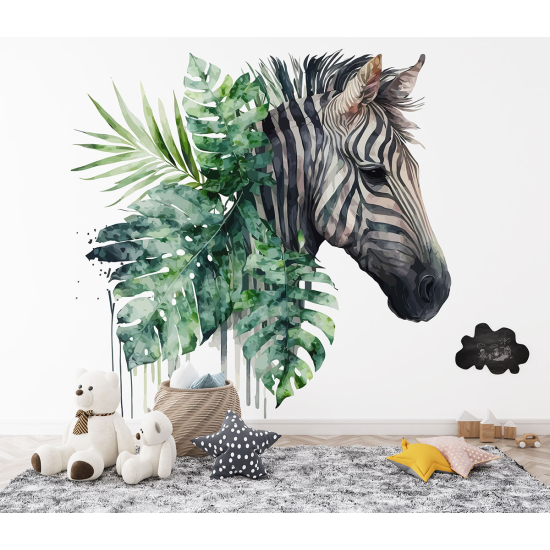 Papel pintado panorámico para niños - Infantil - Cebra