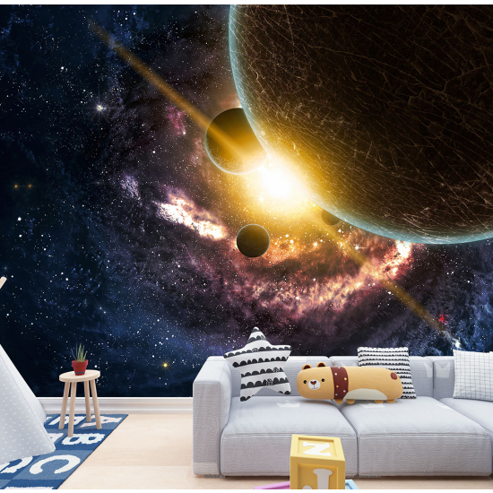 Papel pintado panorámico para niños - Infantil - Espacio