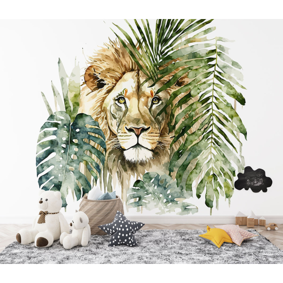 Papel pintado panorámico para niños - Infantil - León