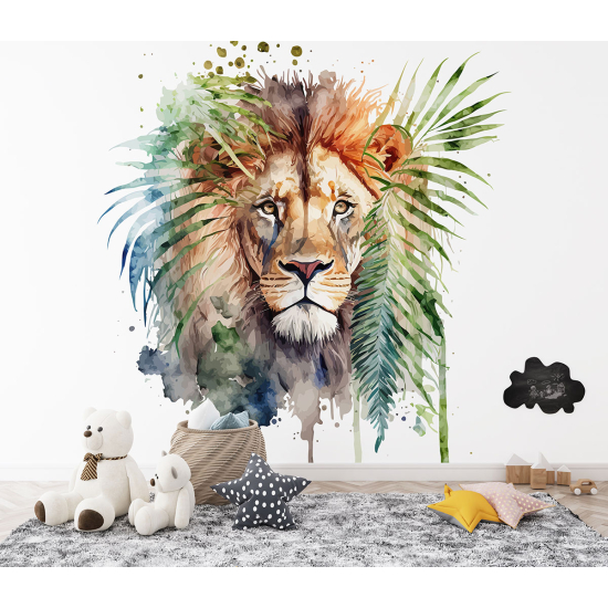 Papel pintado panorámico para niños - Infantil - León