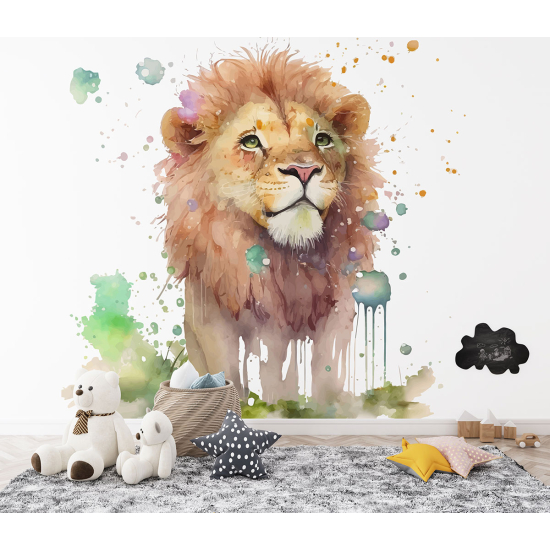 Papel pintado panorámico para niños - Infantil - León