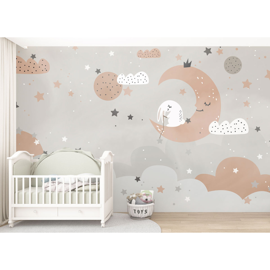 Papel pintado panorámico para niños - Infantil - Luna