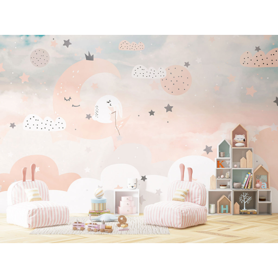 Papel pintado panorámico para niños - Infantil - Luna