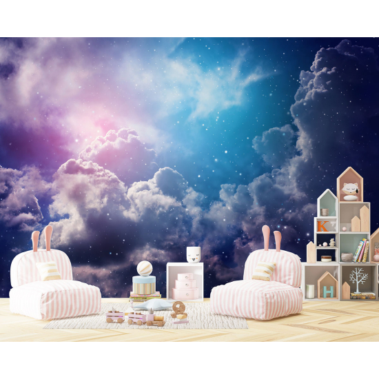 Papel pintado panorámico para niños - Infantil - Nubes