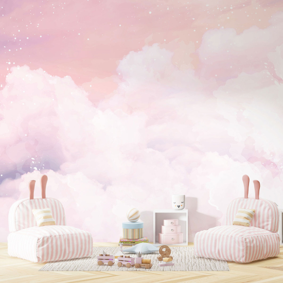 Papel pintado panorámico para niños - Infantil - Nubes