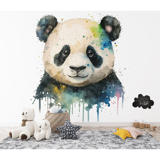 Papel pintado panorámico para niños - Infantil - Panda