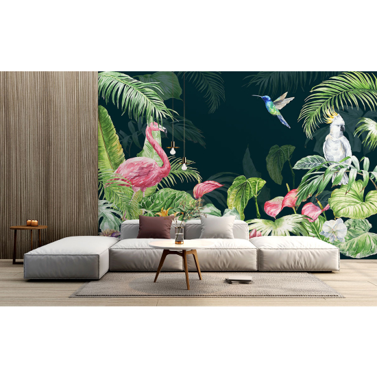 Papel pintado panorámico para niños - Infantil - Selva tropical